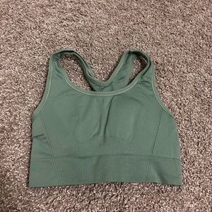 All in Motion Olive Sports Bra